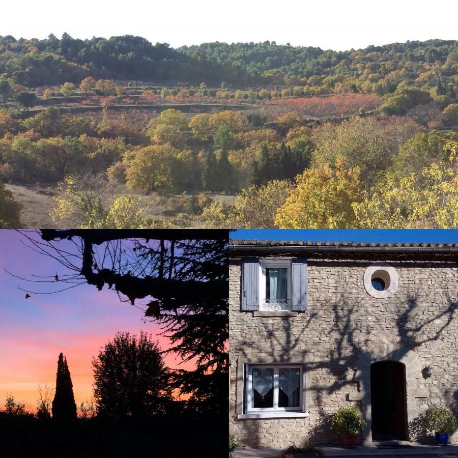 Le Mas Des Hirondelles Otel Saumane-de-Vaucluse Dış mekan fotoğraf